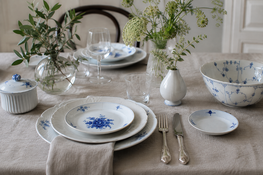 Sådan styler du Blå Blomst – tips til at kombinere det klassiske porcelæn med moderne stil