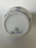 Royal Copenhagen Musselmalet Halvblonde kaffekande med låg nr. 1/519