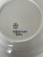 Royal Copenhagen Musselmalet Halvblonde dyb tallerken nr. 1/659