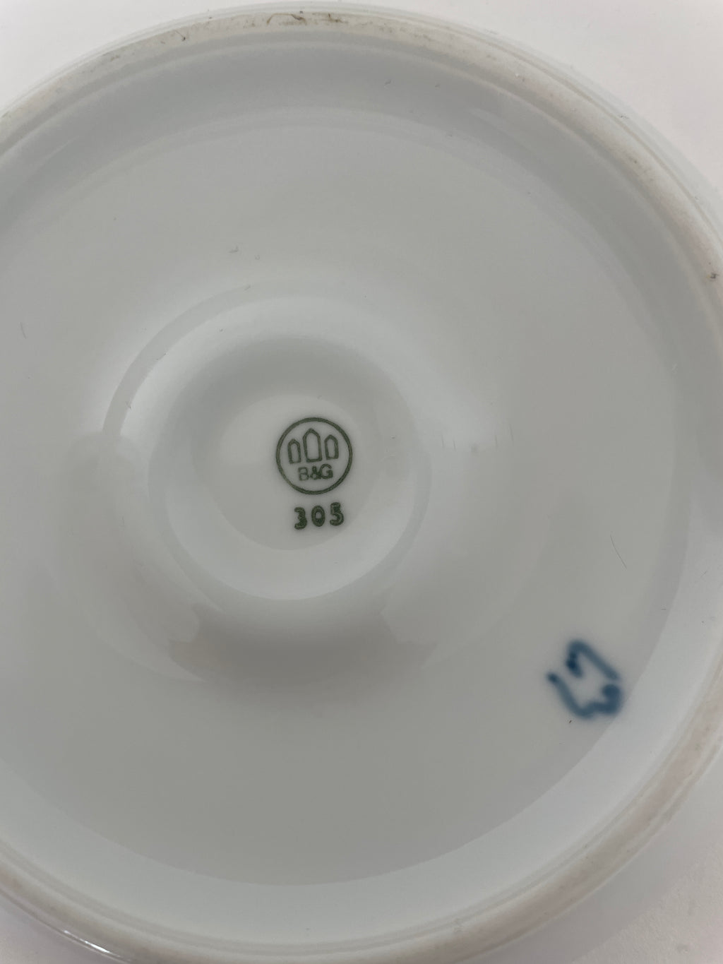 Bing & Grøndahl Korinth kaffekop med underkop nr. 303