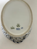 Royal Copenhagen Musselmalet Helblonde frugtkurv nr. 1/1057