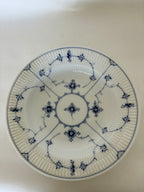 Royal Copenhagen Musselmalet Riflet dyb tallerken nr. 1/165
