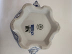 Royal Copenhagen Musselmalet Helblonde djævlehoved tekande med låg nr. 1/1119