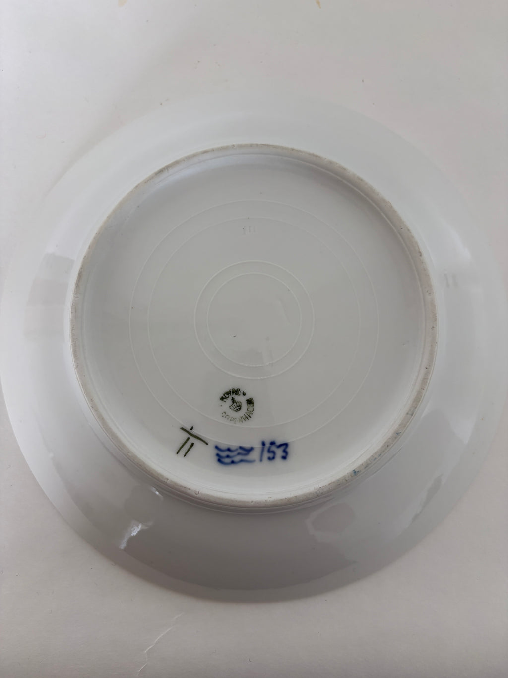 Royal Copenhagen Musselmalet Riflet asiet nr. 1/11