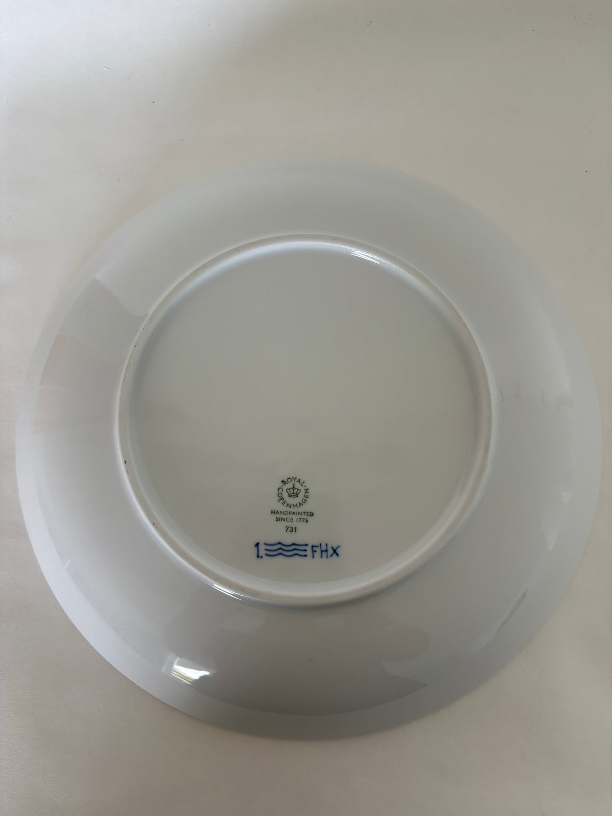 Royal Copenhagen Musselmalet Halvblonde middagstallerken nr. 731