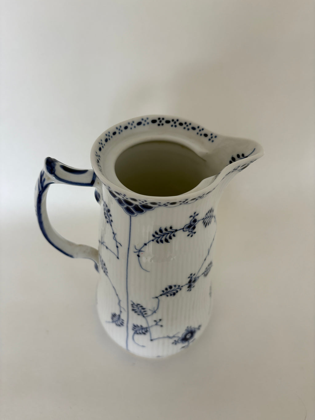 Royal Copenhagen Musselmalet Halvblonde chokoladekande uden låg nr. 1/510