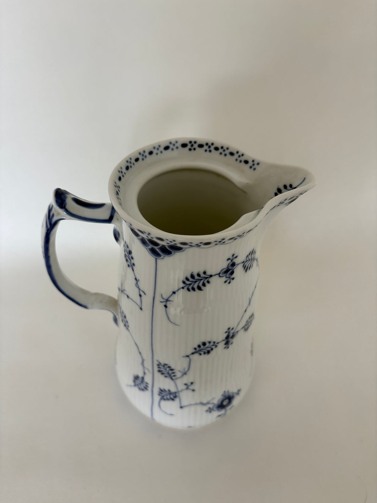 Royal Copenhagen Musselmalet Halvblonde chokoladekande uden låg nr. 1/510