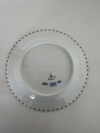 Royal Copenhagen Musselmalet Helblonde kagetallerken med guld nr. 1/1087