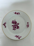Royal Copenhagen Purpur Flettet med guldkant frokosttallerken nr. 8100