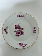 Royal Copenhagen Purpur Flettet med guldkant frokosttallerken nr. 8100