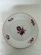 Royal Copenhagen Purpur Flettet med guldkant middagstallerken nr. 8101