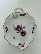 Royal Copenhagen Purpur Flettet med guldkant asiet nr. 8002
