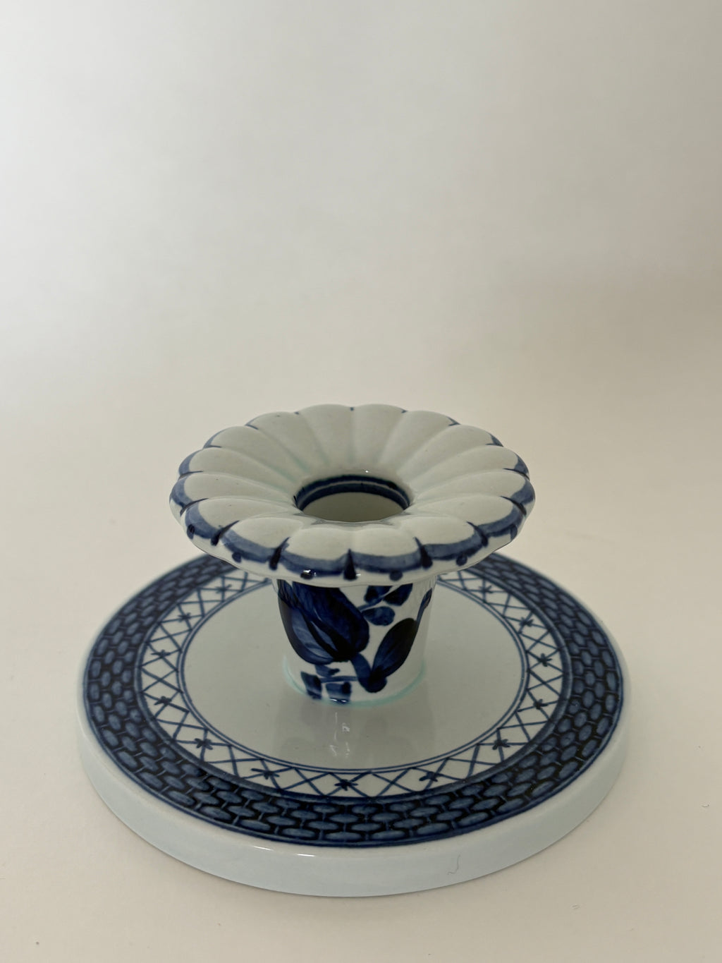 Royal Copenhagen/Aluminia Tranquebar lysestage nr. 11/1796