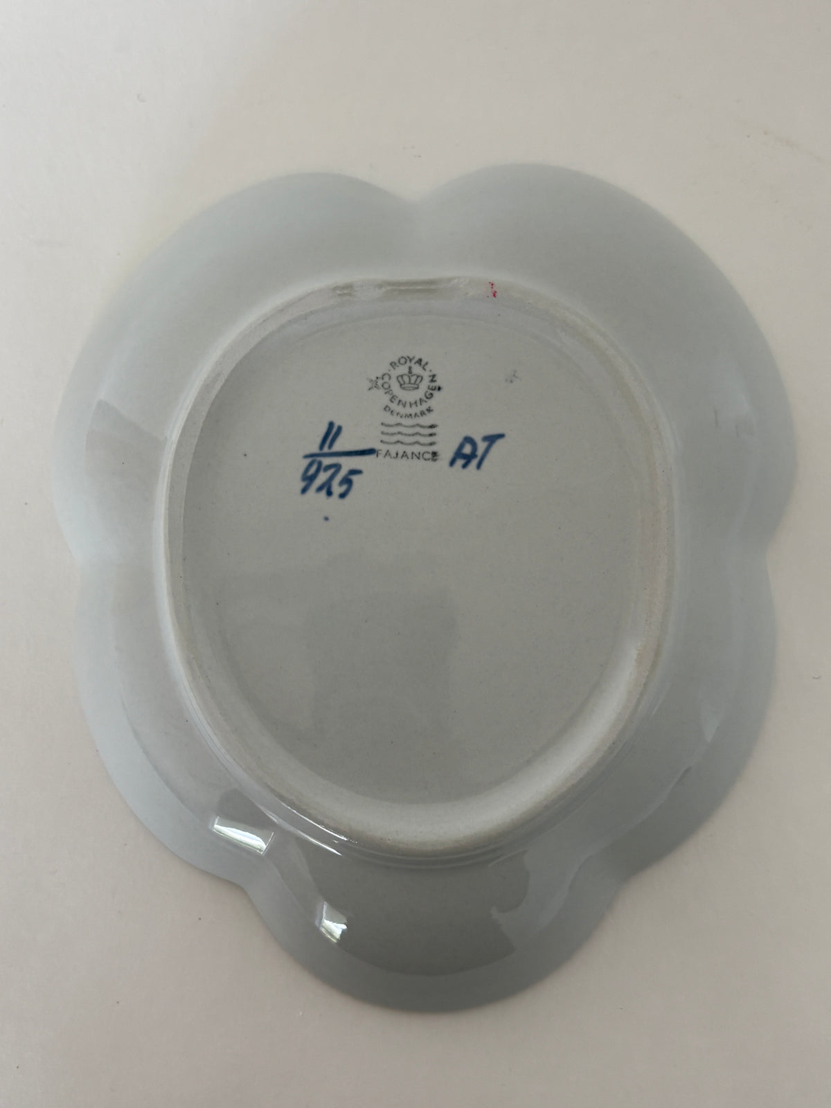 Royal Copenhagen/Aluminia Tranquebar lille asiet nr. 11/925