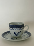 Royal Copenhagen/Aluminia Tranquebar kaffekop med underkop nr. 11/992