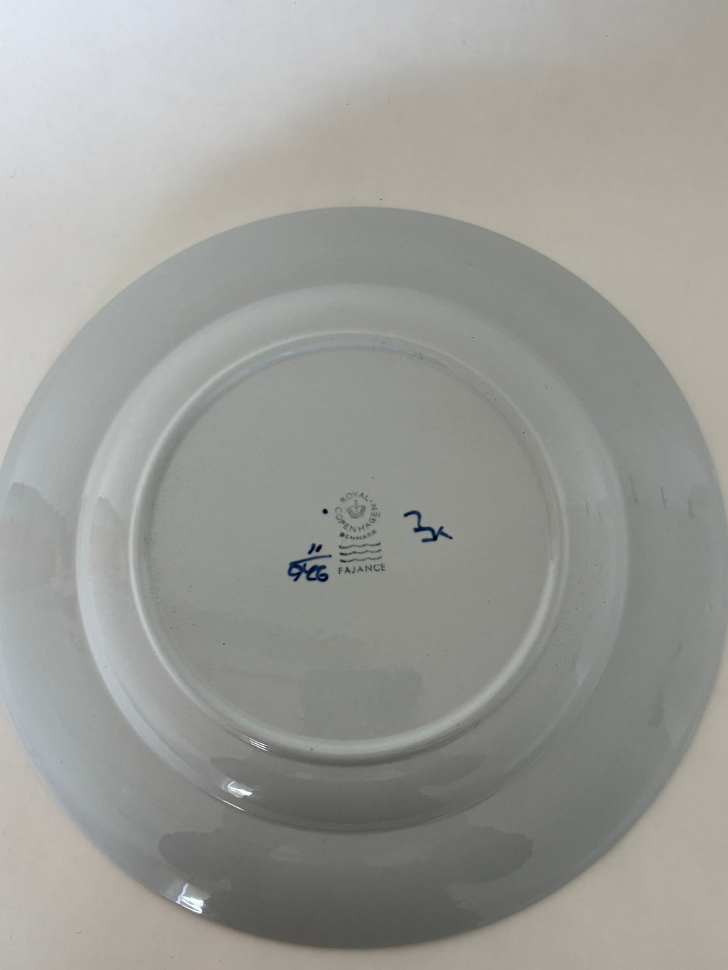 Royal Copenhagen/Aluminia Tranquebar stor frokosttallerken nr. 11/926