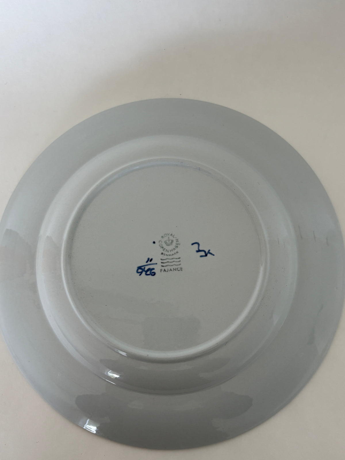 Royal Copenhagen/Aluminia Tranquebar stor frokosttallerken nr. 11/926