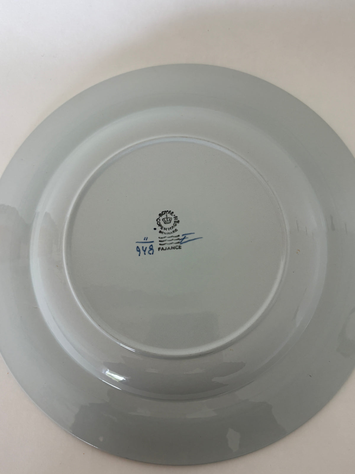 Royal Copenhagen/Aluminia Tranquebar middagstallerken nr. 11/948
