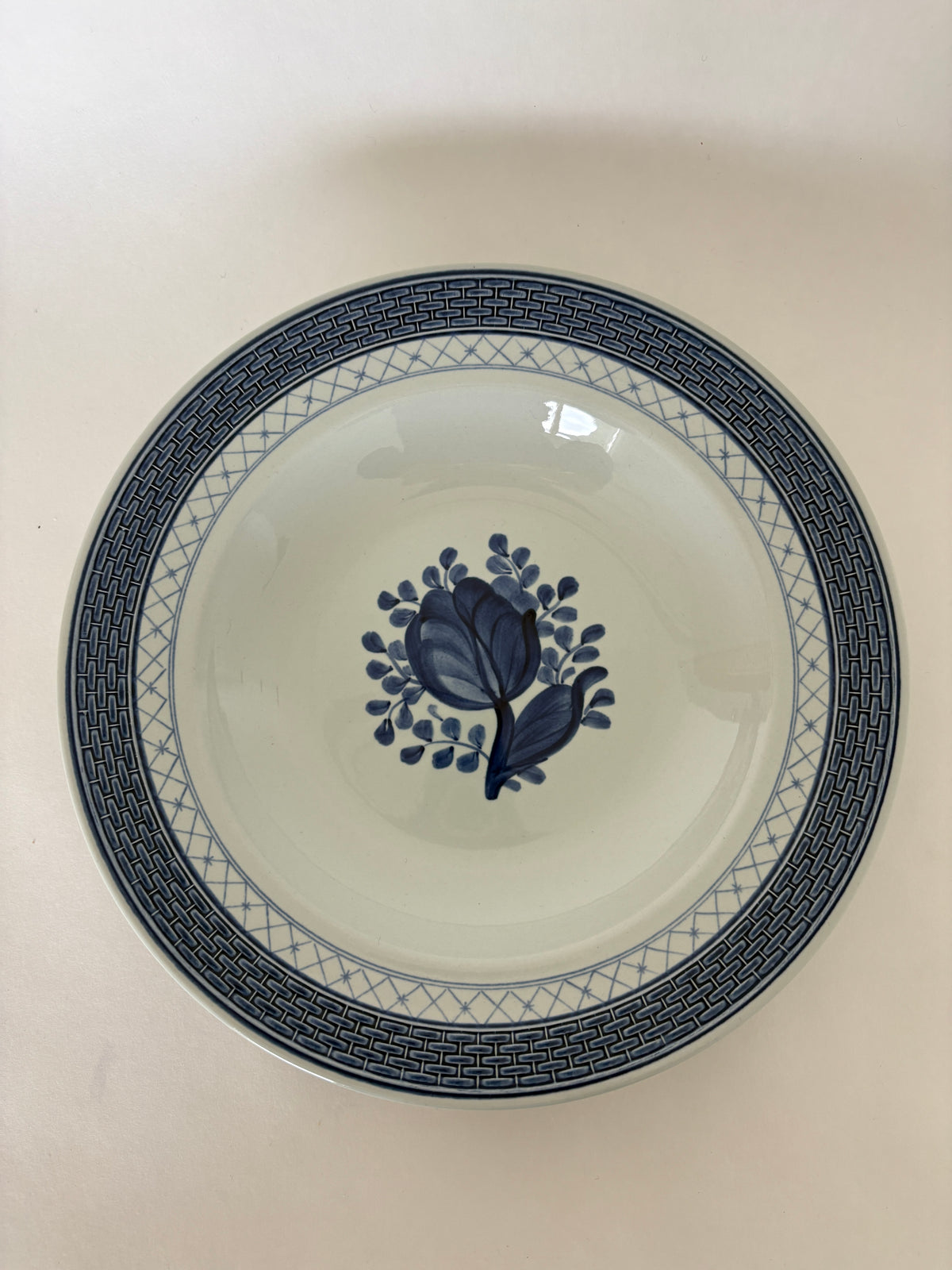 Royal Copenhagen/Aluminia Tranquebar dyb tallerken nr. 11/947