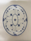 Royal Copenhagen Musselmalet Halvblonde ovalt stegefad nr. 1/640