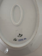 Royal Copenhagen Musselmalet Halvblonde ovalt stegefad nr. 1/640