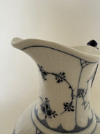 Royal Copenhagen Musselmalet Riflet chokoladekande uden låg nr. 1/482
