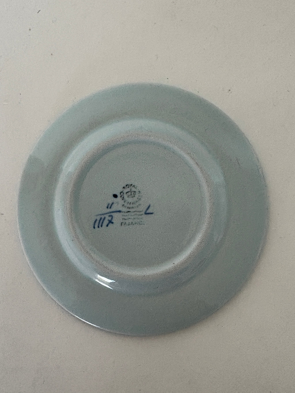 Royal Copenhagen/Aluminia Tranquebar smørasiet nr. 1117