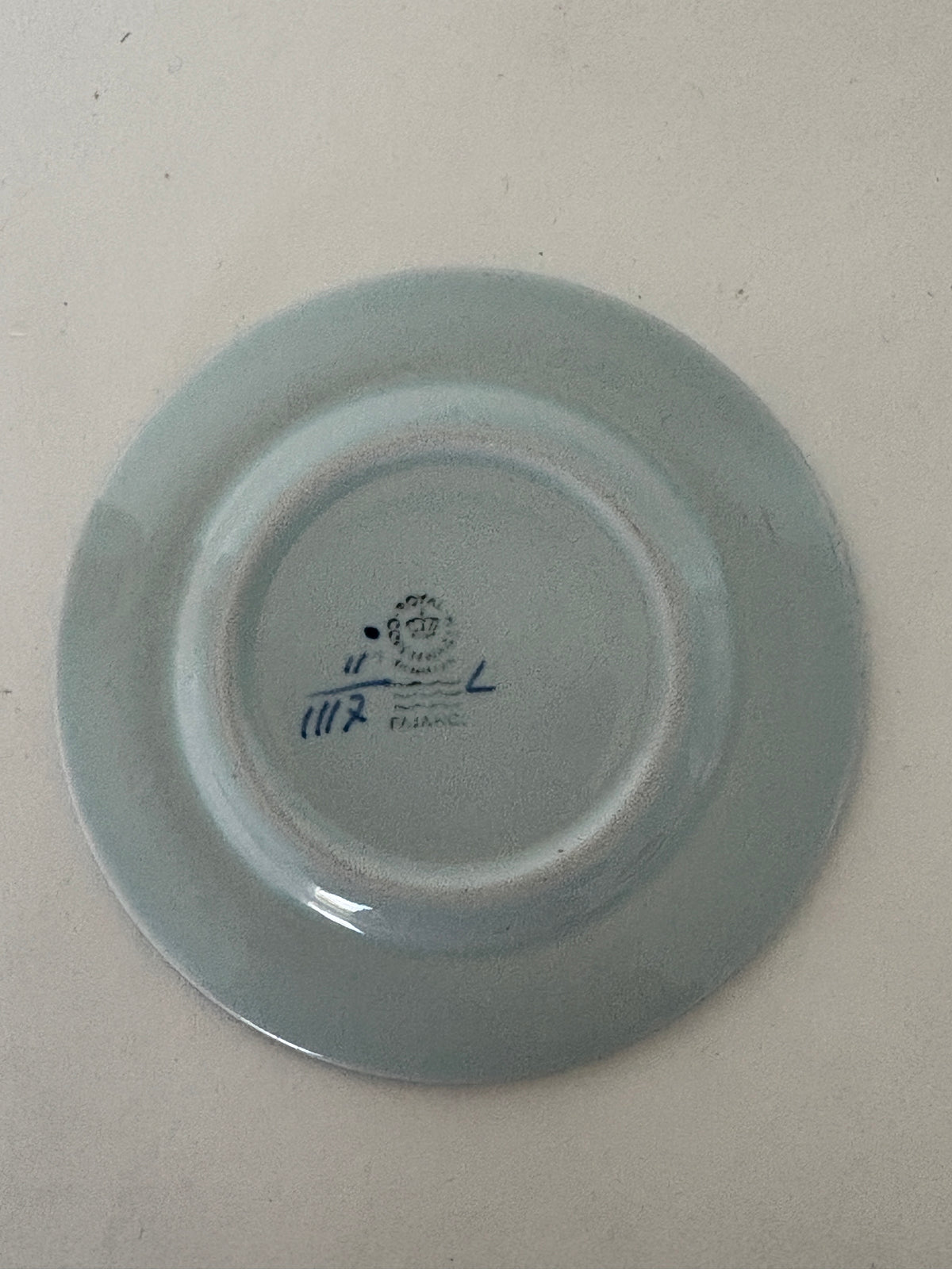 Royal Copenhagen/Aluminia Tranquebar smørasiet nr. 1117